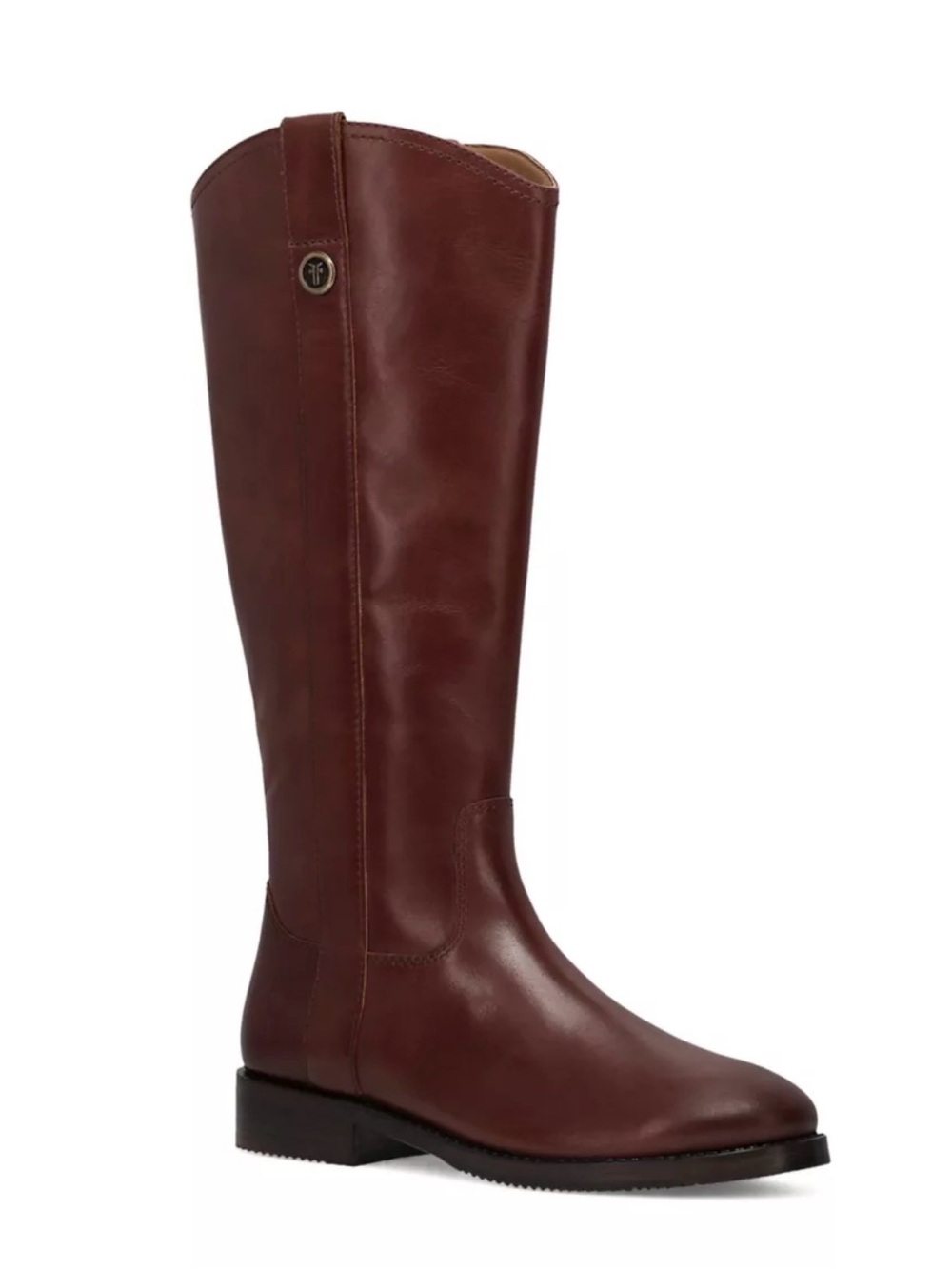 Frye Melissa Brown Button Tall Riding Boots 7.5
